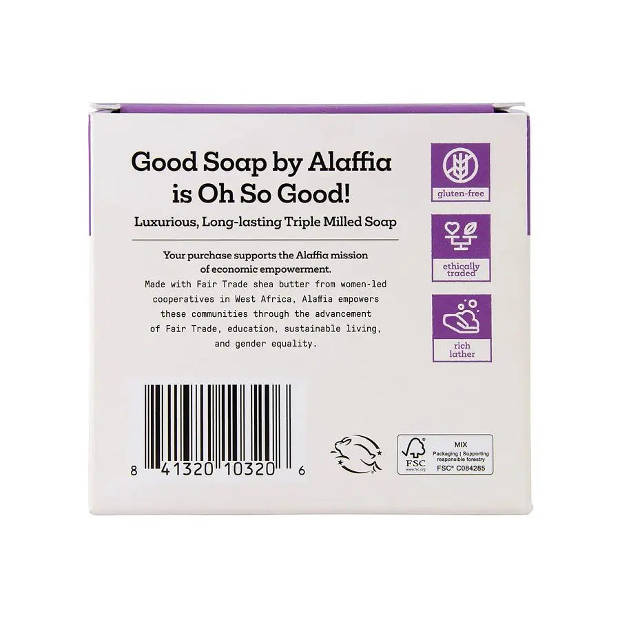 Alaffia Lavender Good Soap Bar Soap 4 (5 oz.) pack