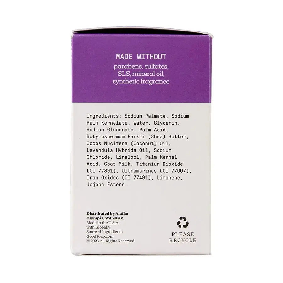 Alaffia Lavender Good Soap Bar Soap 4 (5 oz.) pack